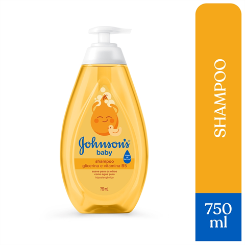 Shampoo Infantil Johnson's Baby Glicerina Com 750ml