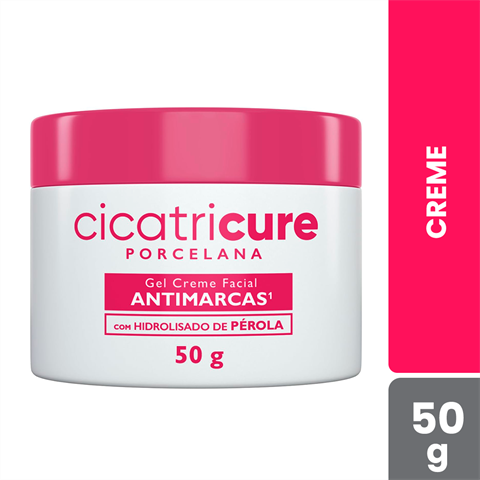 Gel Creme Facial Cicatricure Antimarcas Porcelana Com 50g