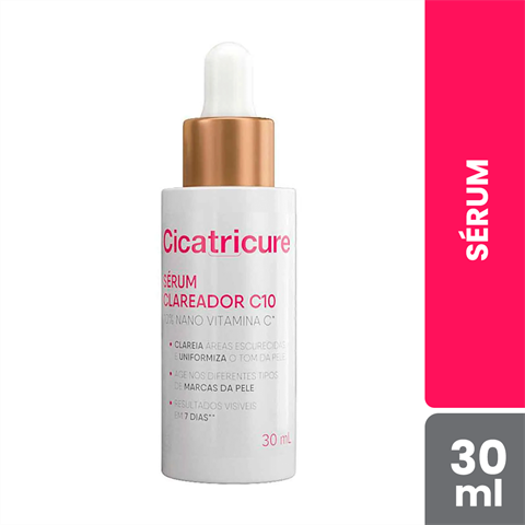 Sérum Facial Cicatricure Clareador CR10 Vit C Com 30ml