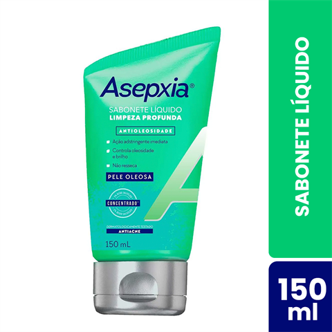 Sabonete Líquido Asepxia Limpeza Profunda Com 150ml