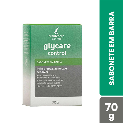 Sabonete Em Barra Mantecorp Skincare Glycare Control Com 70g