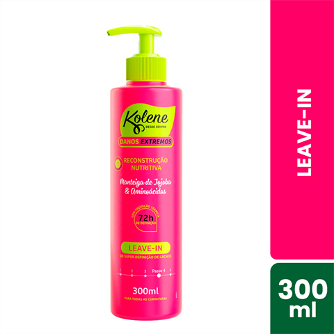 Leave-In Kolene Danos Extremos Reconstrução Nutritiva Com 300ml
