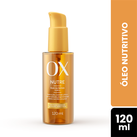 Óleo Nutritivo Ox Nutre 3 Em 1 Com 120ml