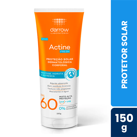 Protetor Solar Corporal Actine Fresh FPS60 Com 150g