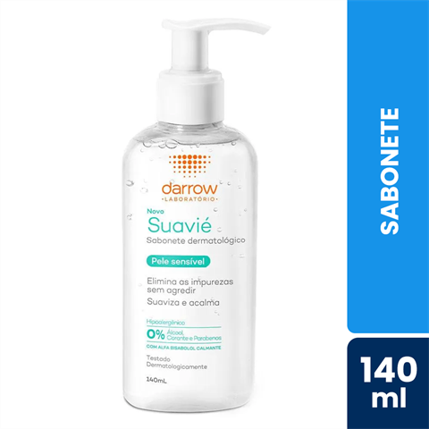 Sabonete Líquido Dermatológico Suavié Pele Sensível Com 140ml