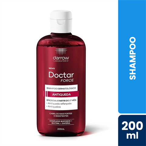 Shampoo Dermatológico Doctar Force Antiqueda Com 200ml