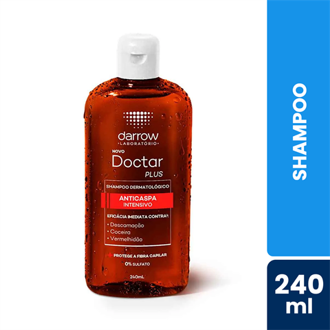 Shampoo Dermatológico Doctar Plus Anticaspa Intensivo Com 240ml
