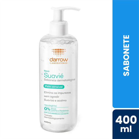 Sabonete Líquido Dermatológico Suavié Pele Sensível Com 400ml