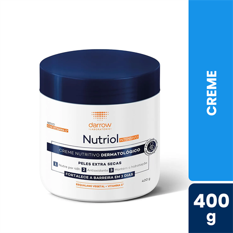 Creme Corporal Nutriol Intensivo Hidratante Nutritivo Com 400g