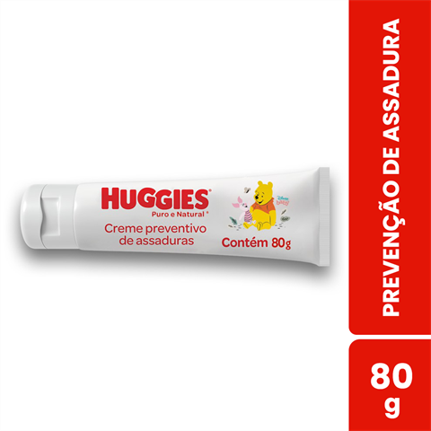 Creme de Assaduras Huggies Puro e Natural - 80 g