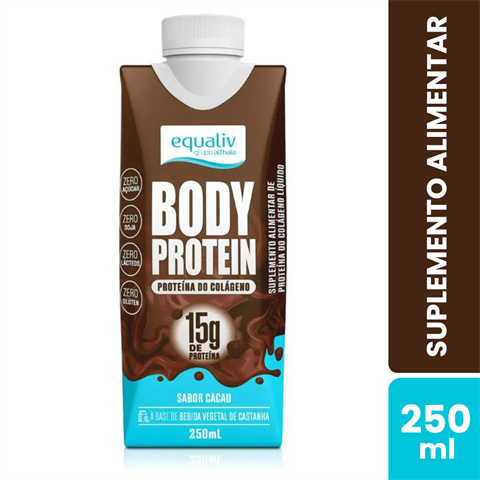 Suplemento Alimentar Body Protein Equaliv Cacau Com 250ml