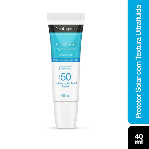 Protetor Solar Neutrogena Sun Fresh Hydro Boost FPS50 Com 40ml