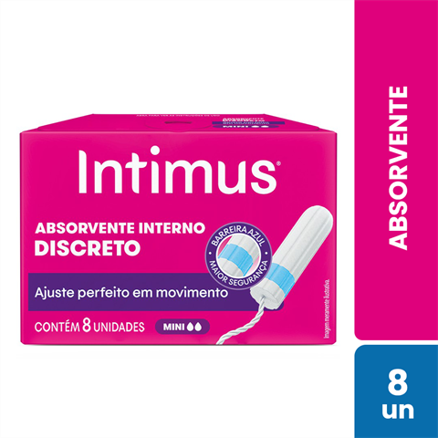 Absorvente Interno Intimus® Discreto Mini - 8 un