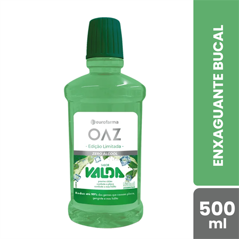 Enxaguante Bucal Oaz Valda Com 500ml