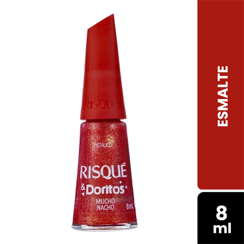 Esmalte Risqué & Doritos Metálico Mucho Nacho Com 8ml