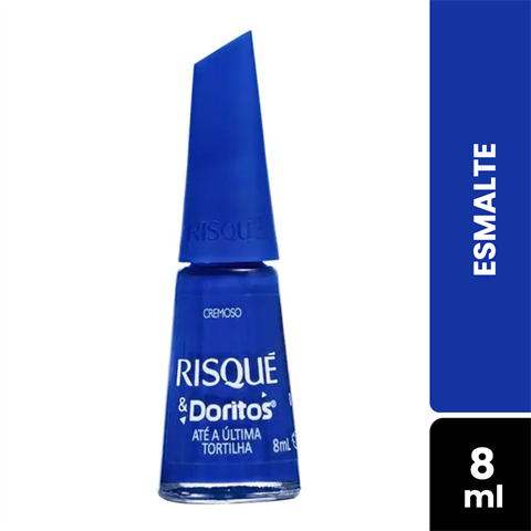 Esmalte Risqué & Doritos Cremoso Até A Última Tortilha Blister Com 8ml