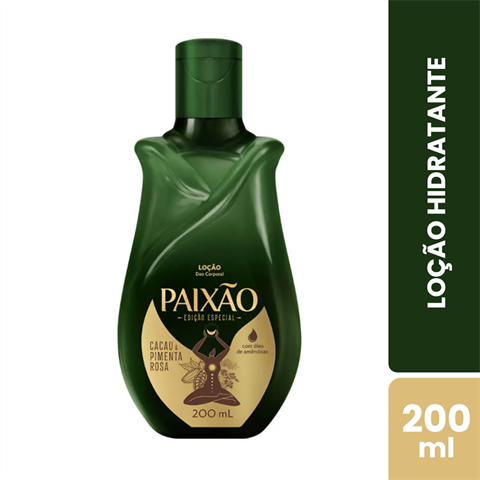 Loção Hidratante Corporal Paixão Cacau & Pimenta Rosa Com 200ml