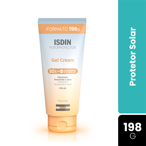 Protetor Solar Corporal Isdin FotoProtector Gel Creme FPS60 Com 198g