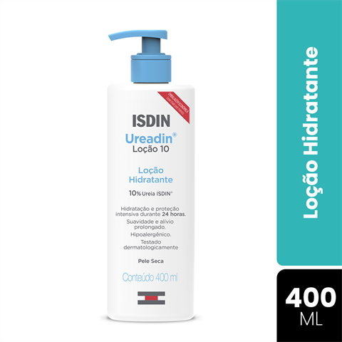 Loção Hidratante Corporal Isdin Ureadin Loção 10 Pele Seca Com 400ml
