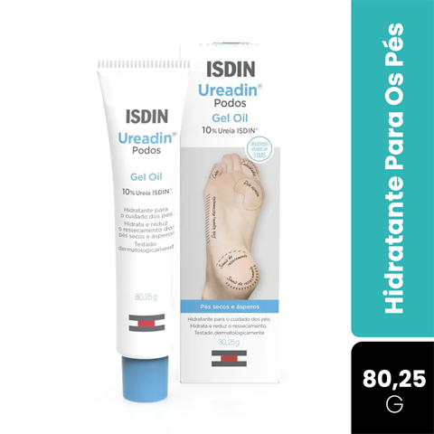 Hidratante Para Os Pés Isdin Ureadin Podos Gel Oil Com 80,25g