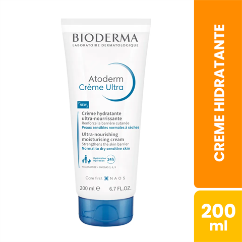 Creme Hidratante Bioderma Atoderm Crème Ultra Com 200ml