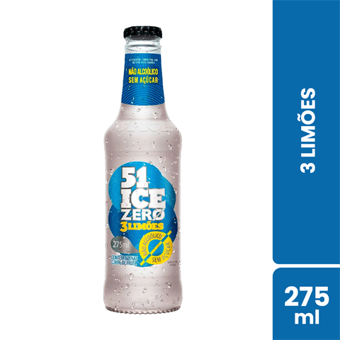 Bebida Não Alcoólica 51 Ice Zero 3 Limões Com 275ml
