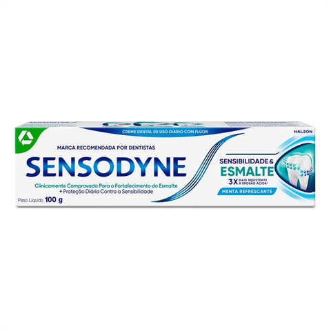 Creme Dental Sensodyne Sensibilidade&Esmalte Sabor Menta Com 100g