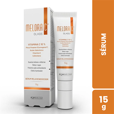 Sérum Rejuvenescedor Melora C Olhos Com 15g