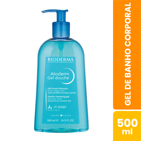 Gel De Banho Corporal Bioderma Atoderm Gel Douche Com 500ml