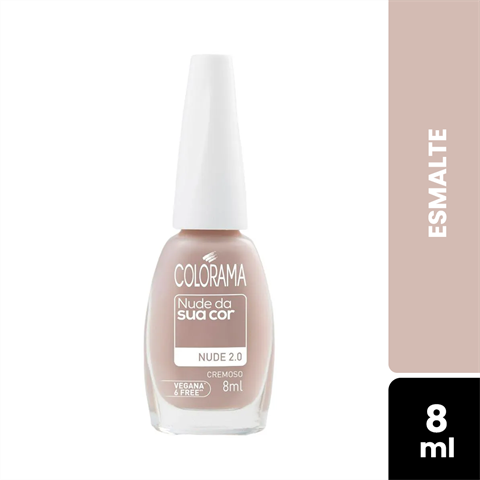 Esmalte Colorama Cremoso Nude Da Sua Cor Nude 2.0 Blister Com 8ml