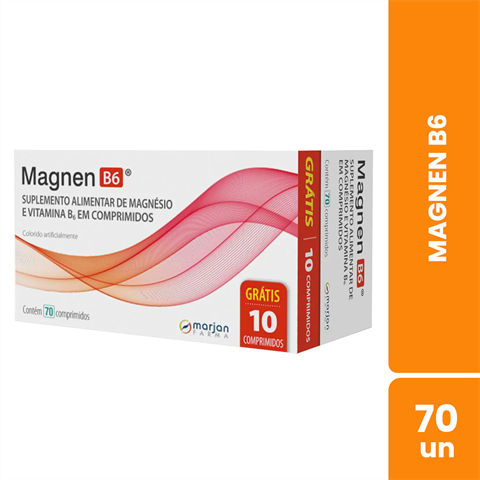 Suplemento Alimentar Magnen B6 Com 70 Comprimidos