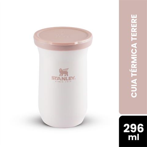 Cuia Térmica Tereré Stanley Rose Quartz Com 296ml