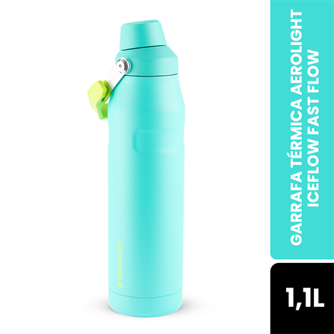 Garrafa Térmica Stanley Aerolight Iceflow Fast Flow Tropical Teal Com 1,1L
