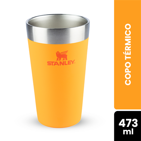 Copo Térmico Stanley Sem Tampa Golden Rod Com 473ml