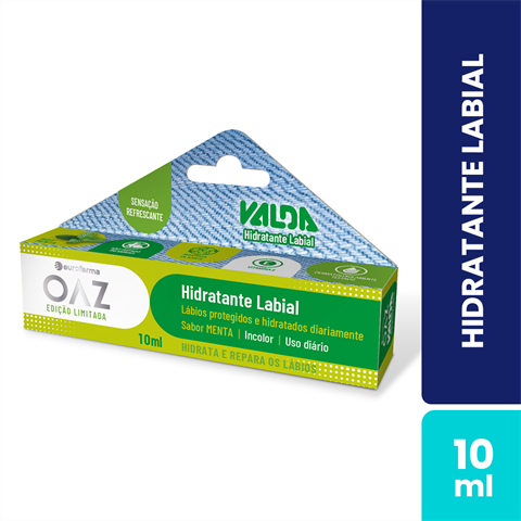 Hidratante Labial Oaz Valda Menta Com 10ml