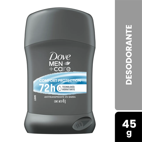 Desodorante Antitranspirante Dove Men+Care Em Barra Comfort Protection Com 45g