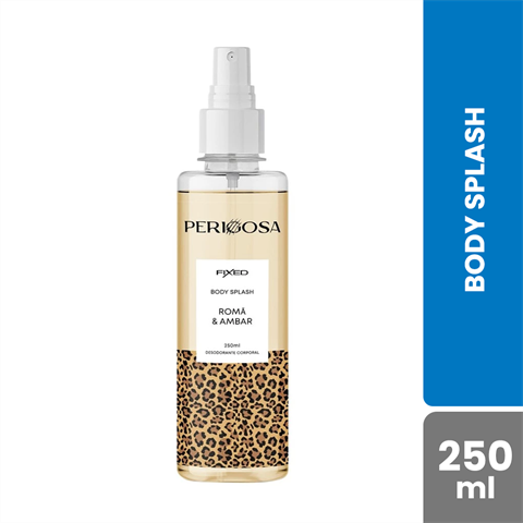 Body Splash Fixed Perigosa Desodorante Corporal Romã & Ambar Com 250ml