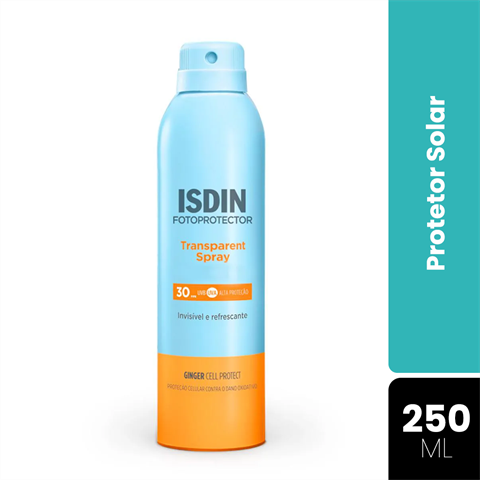 Protetor Solar Corporal Spray Isdin FotoProtector Transparent Spray FPS30 Com 250ml