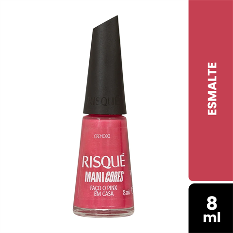 Esmalte Risqué Mani Cores Cremoso Faço O Pinx Em Casa Com 8ml