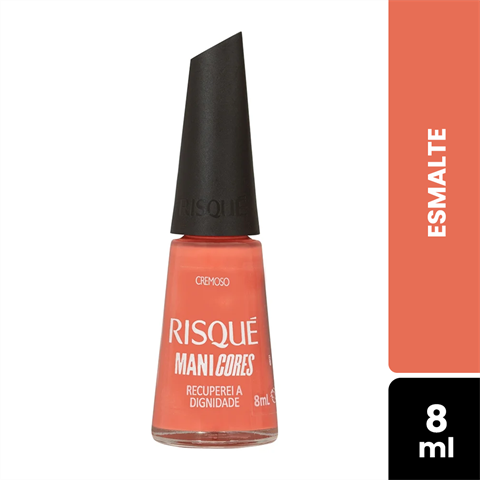Esmalte Risqué Mani Cores Cremoso Recuperei A Dignidade Com 8ml