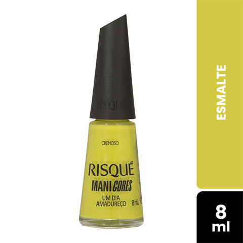Esmalte Risqué Mani Cores Cremoso Um Dia Amadureço Blister Com 8ml