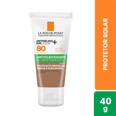 Protetor Solar Facial La Roche-Posay Anthelios Airlicium+ FPS80 Cor 4.0 Com 40g