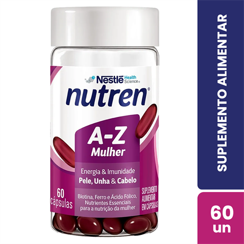 Suplemento Alimentar Nutren A-Z Mulher Com 60 Cápsulas