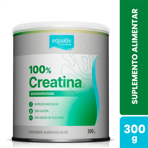 Suplemento Alimentar Equaliv 100% Creatina Com 300g