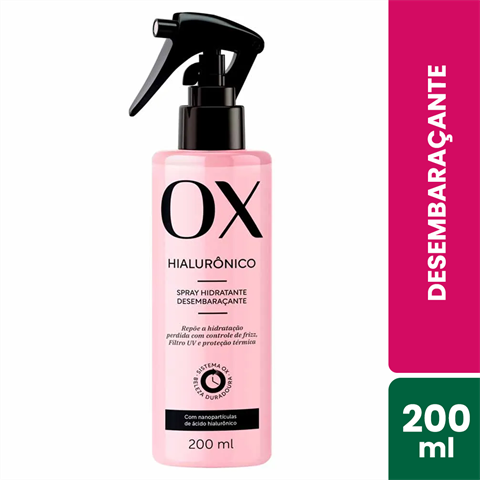 Spray Desembaraçante Ox Hialurônico Com 200ml