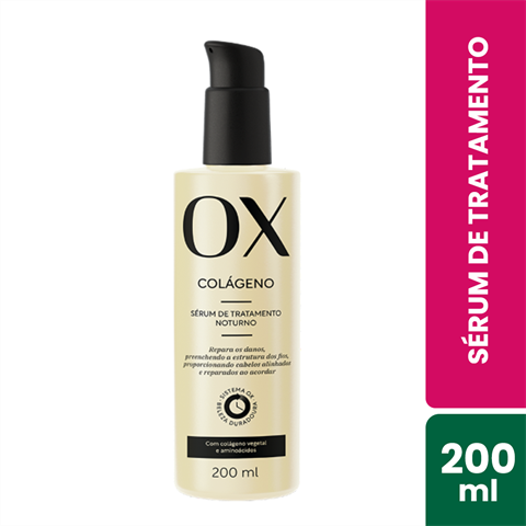 Sérum De Tratamento Noturno OX Colágeno Com 200ml