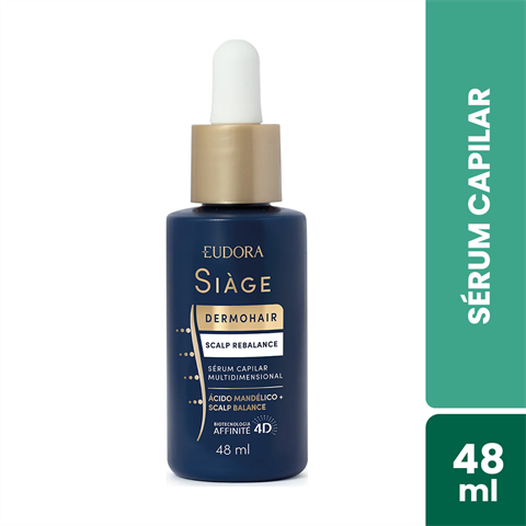 Sérum Capilar Multidimensional Eudora Siàge Dermohair Scalp Rebalance Com 48ml