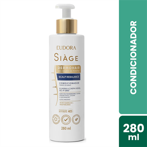 Condicionador Eudora Siàge Dermohair Scalp Rebalance Com 280ml