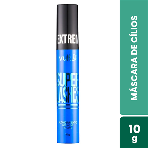 Máscara De Cílios Vult Extreme Super Lashes Com 10g