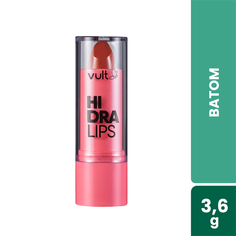 Batom Cremoso Vult Hidra Lips Marrom Mascavo Com 3,6g